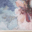Fresco Blue Pink Yellow Cherry Blossom Rug by Kalora Interiors