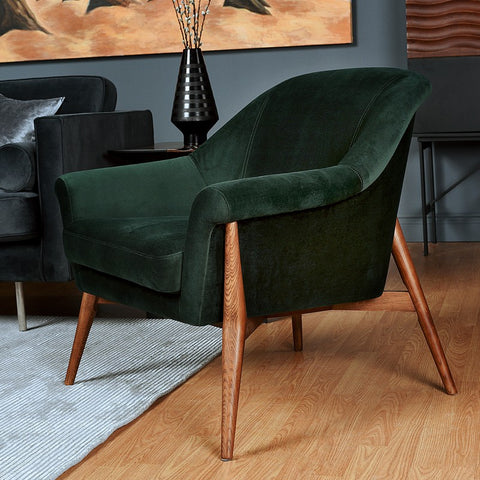 Charlize Occasional Chair Emerald Green by Nuevo