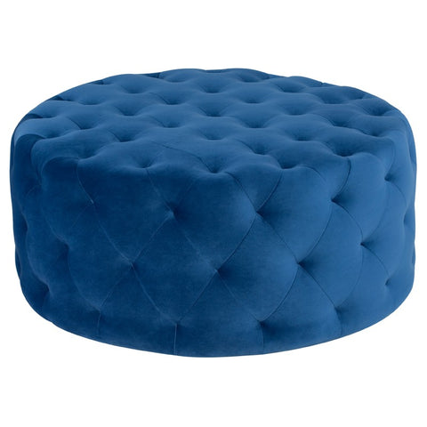 Tufty Sapphire Ottoman by Nuevo