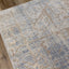 Harmony Grey Blue Crosshatching Rug by Kalora Interiors