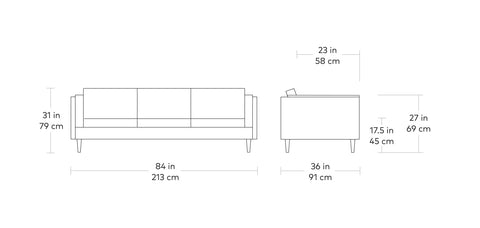 Adelaide Sofa by Gus* Modern