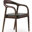 INFINITY ARM CHAIR SOLID ASH WALNUT FINISH SEAT PPM S BLACK 502 40