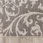 Intrigue Grey Damask Patchwork Rug by Kalora Interiors
