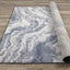 Intrigue Beige/Blue/Cream Rushing Water Rug by Kalora Interiors