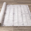 Intrigue White Grey Faded Distressed Rug by Kalora Interiors