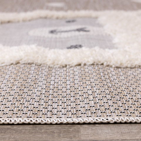 Kids Fluffy Lama Area Rug by Kalora Interiors
