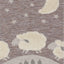 Kalora Kids 9643_T519 Cream Brown Sheep Rug By Kalora Interiors