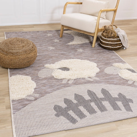 Kids Sleepy Sheep Area Rug by Kalora Interiors