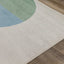 Kids Cream Green Yellow Circles Area Rug by Kalora Interiors