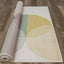 Kids Cream Green Yellow Circles Area Rug by Kalora Interiors