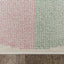 Kids Cream Green Yellow Circles Area Rug by Kalora Interiors
