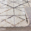 Lane 374_100 Cream Grey Geometric Luxury Rug By Kalora Interiors