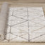 Lane Cream Grey Geometric Luxury Rug by Kalora Interiors