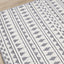 Lawson Cream Grey Southwest Inspired Machine Washable Foldable Rug by Kalora Interiors