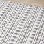 Lawson Cream Grey Southwest Inspired Machine Washable Foldable Rug by Kalora Interiors