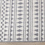 Lawson Cream Grey Southwest Inspired Machine Washable Foldable Rug by Kalora Interiors