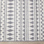 Lawson Cream Grey Southwest Inspired Machine Washable Foldable Rug by Kalora Interiors