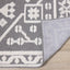 Lawson Grey Cream Elegant Traditional Machine Washable Foldable Rug by Kalora Interiors