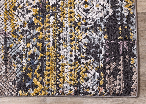 Lyric Distressed Abstract Design Rug by Kalora Interiors
