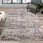 Lyric Grey White Distressed Curvy Rug by Kalora Interiors