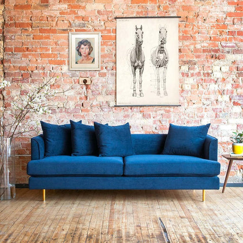 Margot Sofa | Velvet Midnight