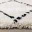 Maroq White Black Diamonds Soft Touch Rug by Kalora Interiors