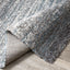 Maroq Grey Blue Distressed Stripes Soft Touch Rug by Kalora Interiors