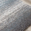 Maroq Grey Blue Distressed Stripes Soft Touch Rug by Kalora Interiors