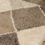 Maroq 9597_T415 Diamond Pattern Shag Area Rug by Kalora Interiors