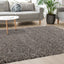 Maroq Beige Grey Cream Tonal Solid Rug by Kalora Interiors