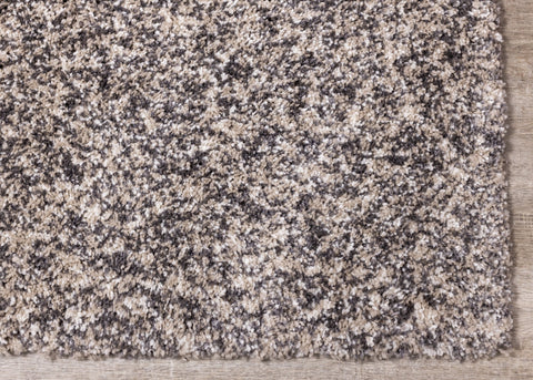 Maroq Beige Grey Cream Tonal Solid Rug by Kalora Interiors