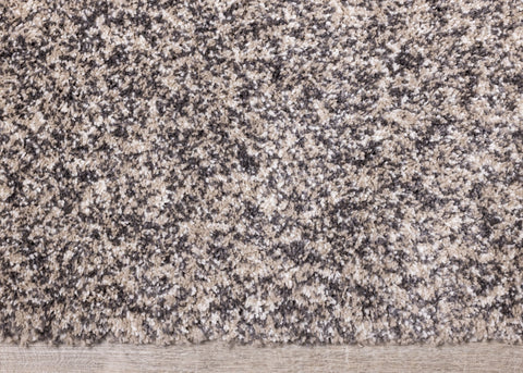 Maroq Beige Grey Cream Tonal Solid Rug by Kalora Interiors