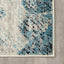 Meridian 8738_0252 Blue Grey Chevron Area Rug by Novelle Home