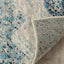 Meridian 8738_0252 Blue Grey Chevron Area Rug by Novelle Home