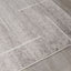 Meridian A607_0737 Grey Parallel and Perpendicular Lines Area Rug by Novelle Home