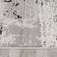 Meridian A608_0373 Grey Distressed Rectangles Area Rug by Novelle Home