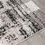 Meridian A608_0373 Grey Distressed Rectangles Area Rug by Novelle Home