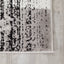 Meridian A608_0373 Grey Distressed Rectangles Area Rug by Novelle Home