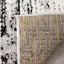 Meridian A608_0373 Grey Distressed Rectangles Area Rug by Novelle Home