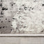 Meridian A608_0373 Grey Distressed Rectangles Area Rug by Novelle Home