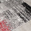 Meridian A608_0767 Red Distressed Rectangles Area Rug by Novelle Home
