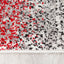 Meridian A608_0767 Red Distressed Rectangles Area Rug by Novelle Home