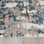 Meridian B193_4757 Grey Distressed Blue Spackle Area Rug by Novelle Home