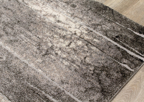 Montana Grey Cream Barn Door Rug by Kalora Interiors