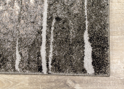 Montana Grey Cream Barn Door Rug by Kalora Interiors