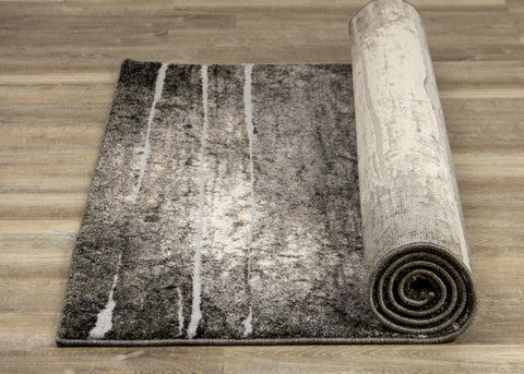 Montana Grey Cream Barn Door Rug by Kalora Interiors