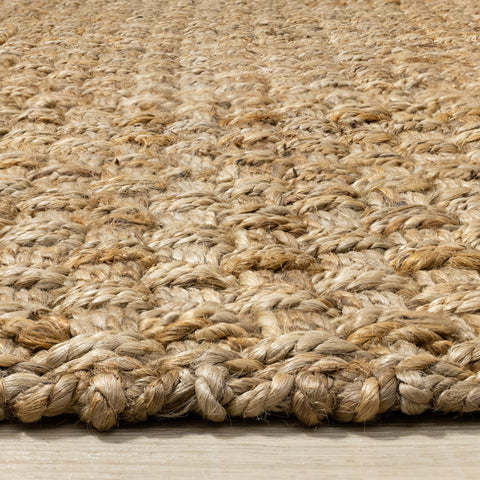 Natural Handmade Basketweave Area Rug by Kalora Interiors