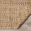 Natural Handmade Beige Cream Area Rug by Kalora Interiors