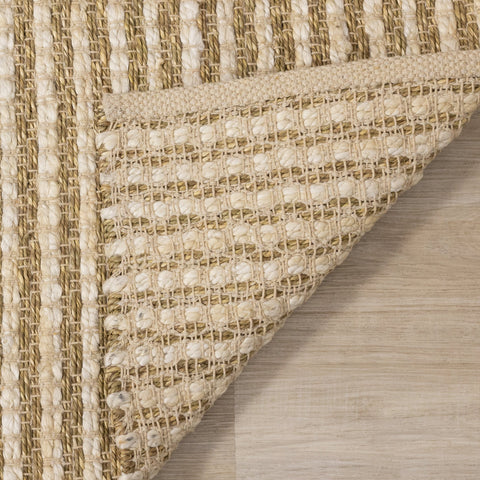 Naturals Beige Intricate Weave Rug by Kalora Interiors