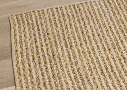 Naturals Beige Intricate Weave Rug by Kalora Interiors